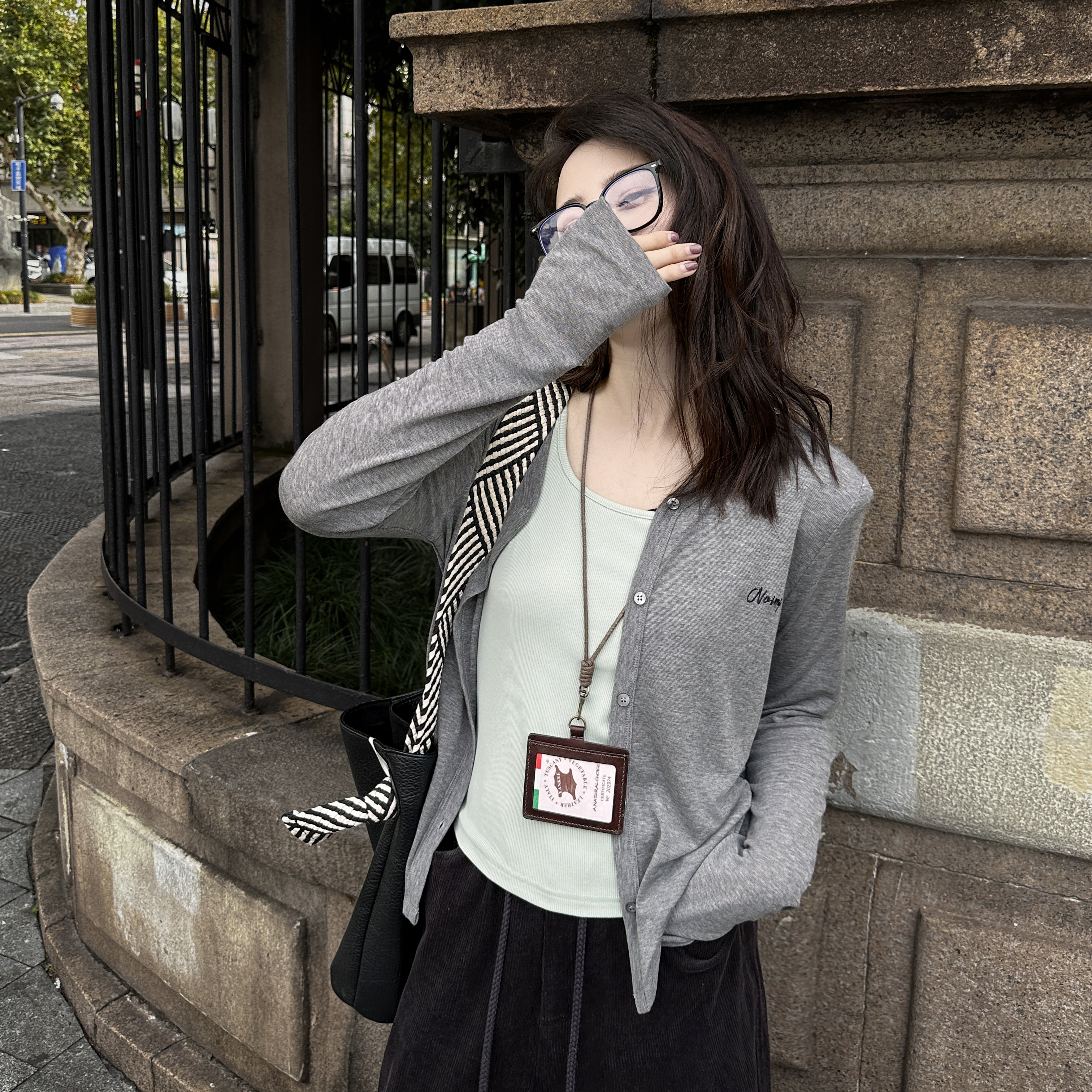 【炸款不退换】长袖开衫T恤