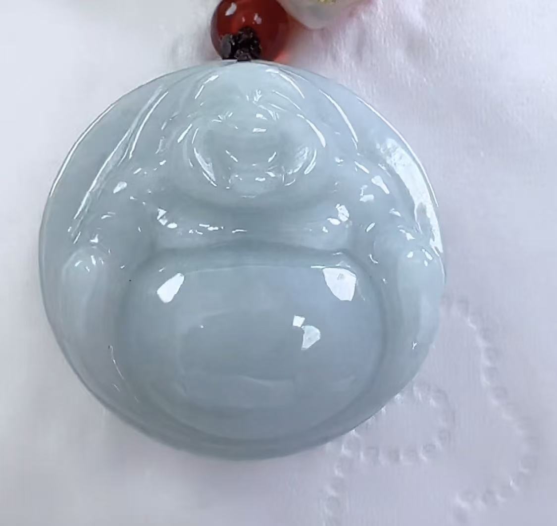 官方正品翡翠A货佛公吊坠（多样性发货发一件）宽高27+厚11送绳