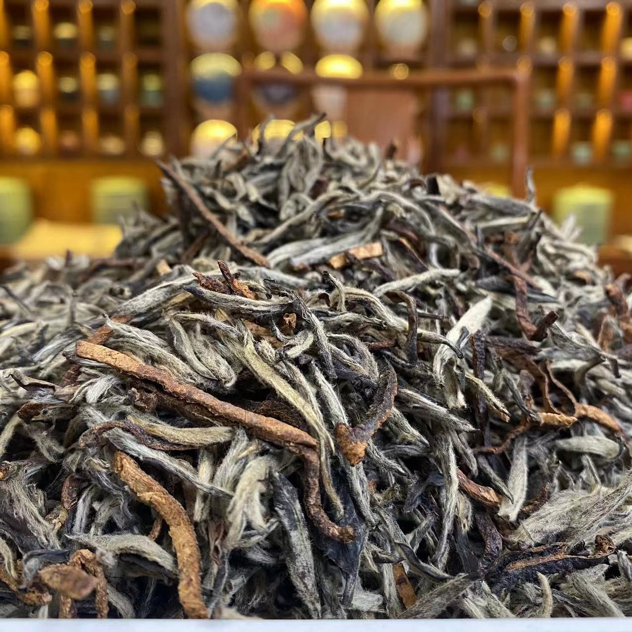 【老叶茶馆】陈年陈皮白毫银针散茶