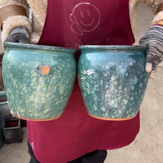 红陶口20高20瑕疵