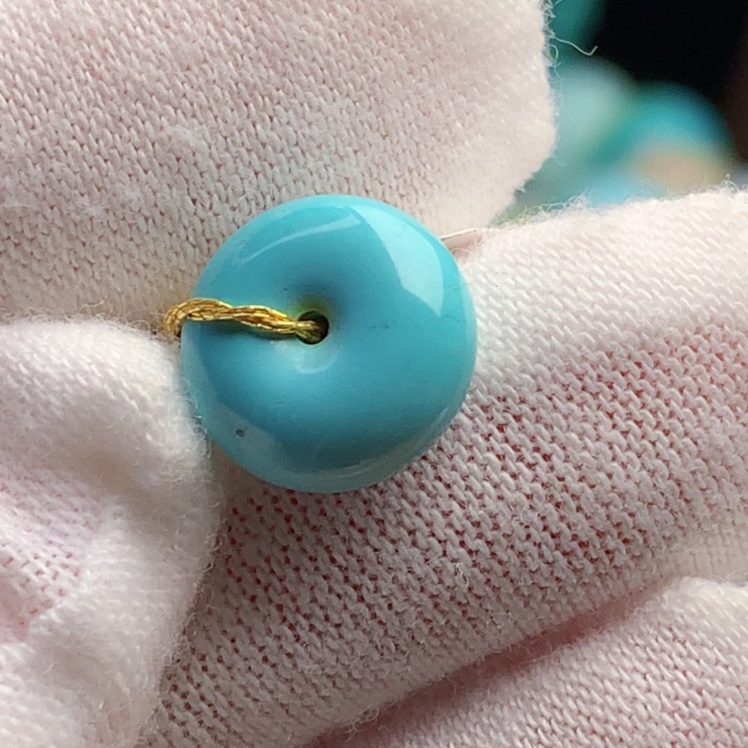 未镶嵌绿松石珠宝奇石11毫米