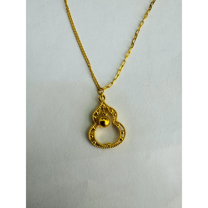【小云专享】足金999饰品 葫芦套链 4.26 GP