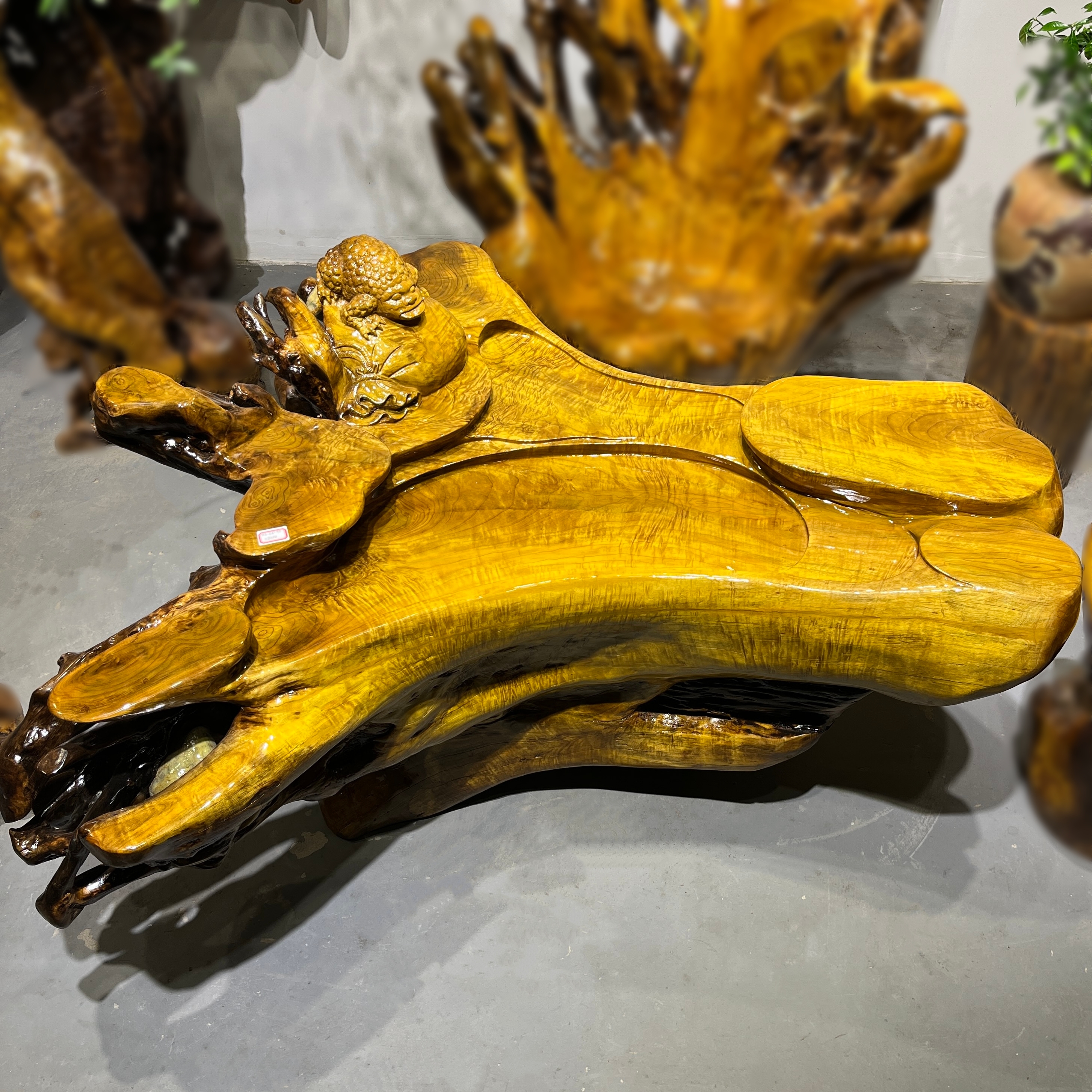 156-128-93 四川小叶桢楠 金丝楠木根雕实木茶桌茶台茶几茶艺茶案