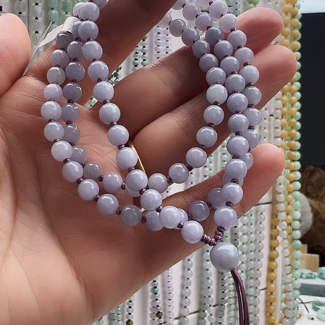 ⁽***⁾翡翠未镶嵌颈饰一边➕3颗