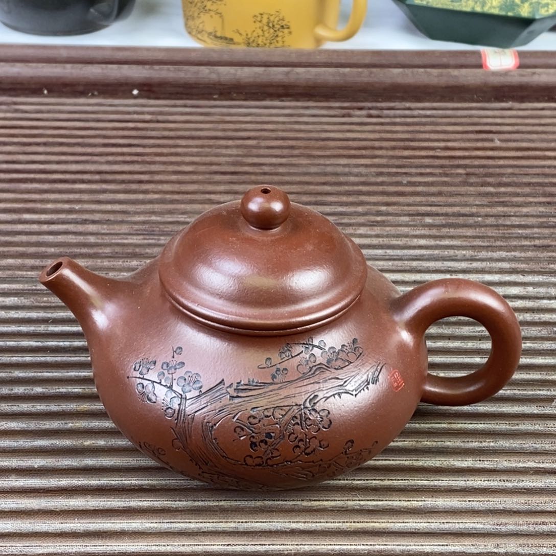 紫砂茶壶白10 容天