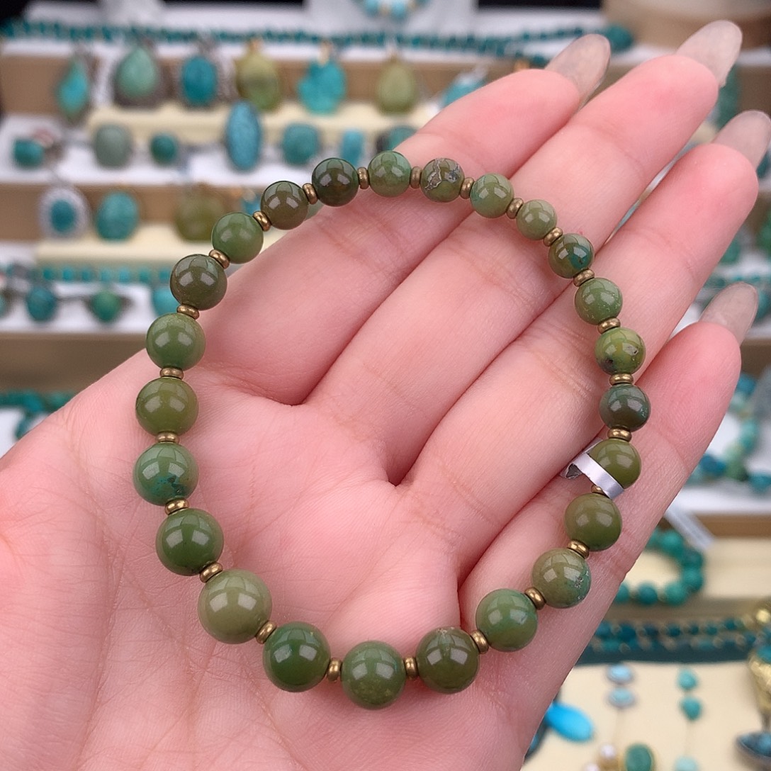 绿松石未镶嵌手链