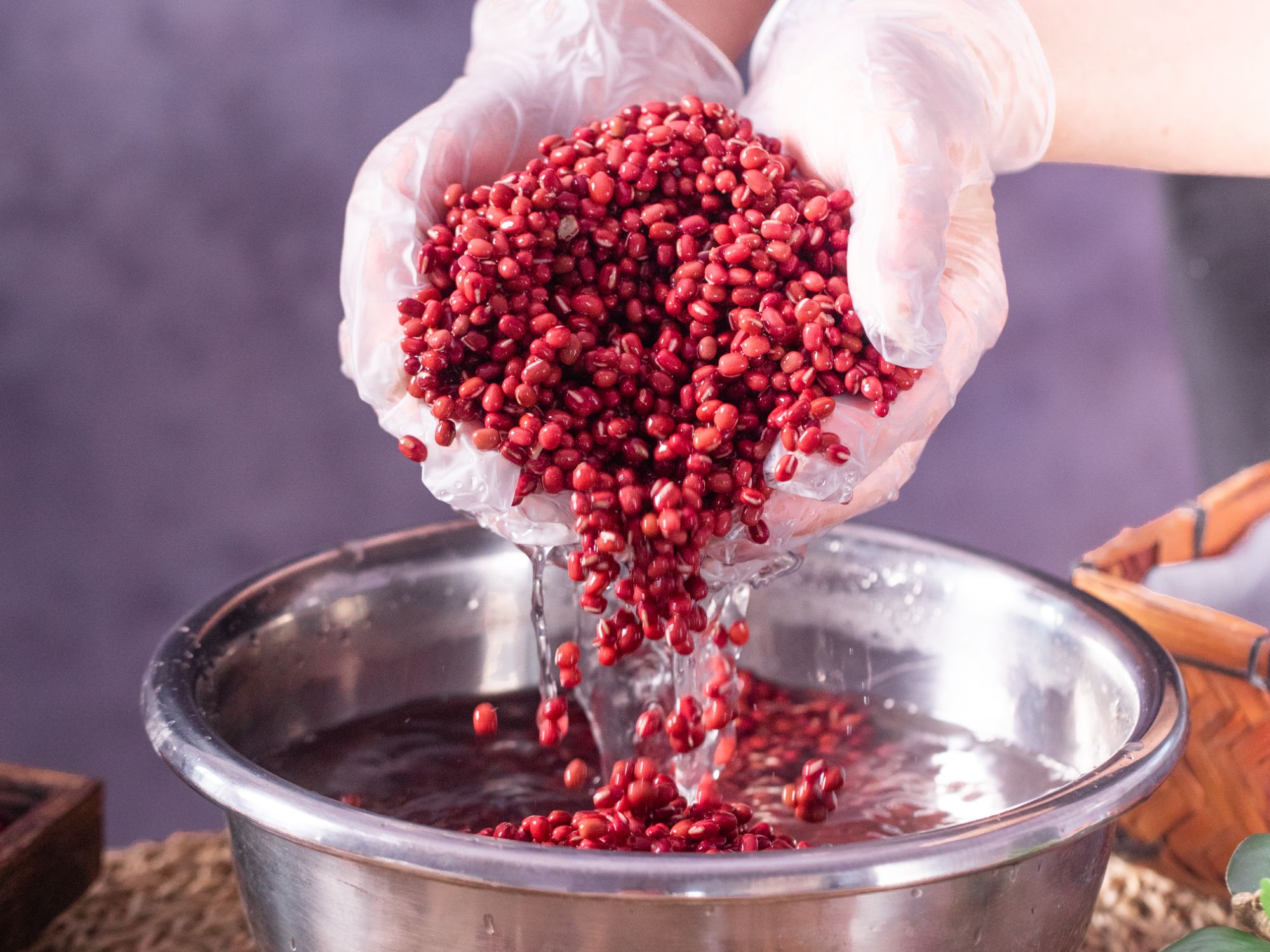 东北黑龙江优质珍珠红小豆的馅，老式纯手工制作红小豆馅
