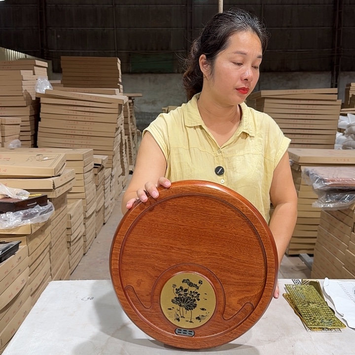 花梨木茶盘36*36尺寸