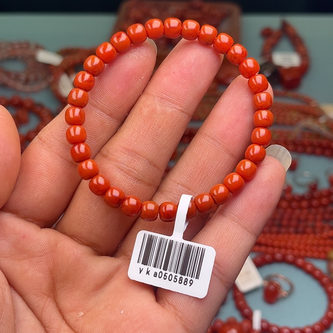 南红玛瑙未镶嵌手链精工老型卡6