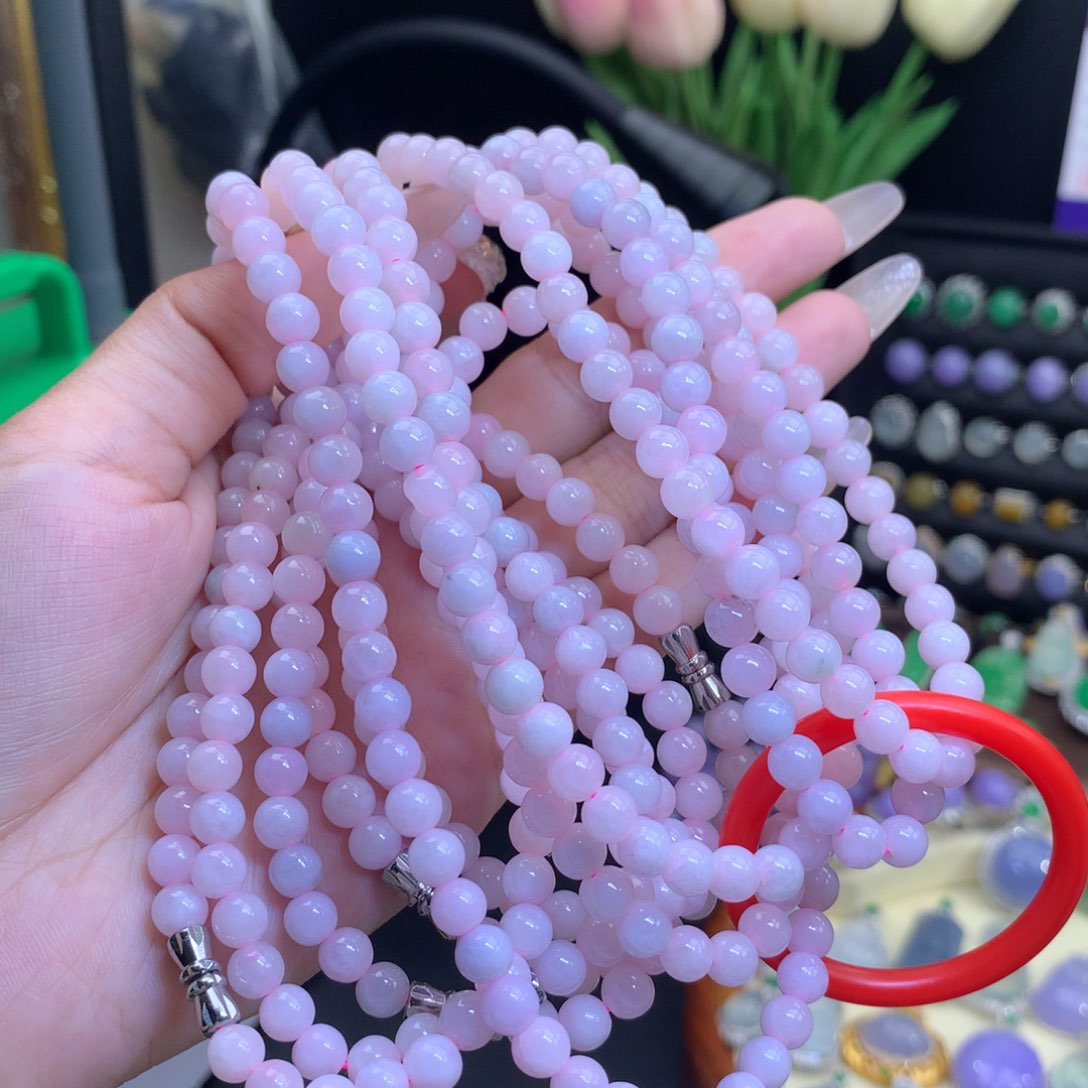 翡翠未镶嵌颈饰天然