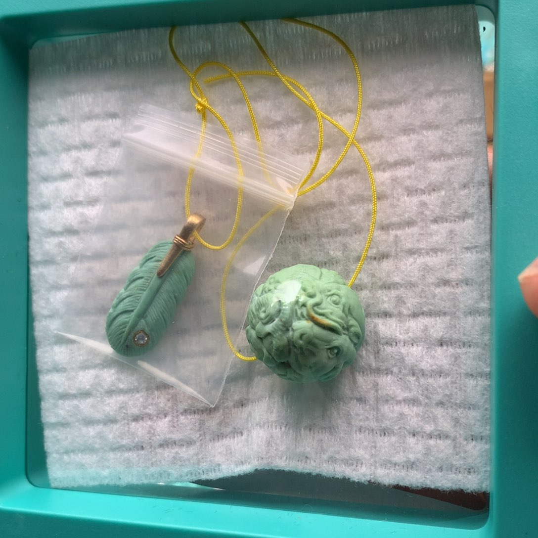 绿松石颈饰未镶嵌石****石