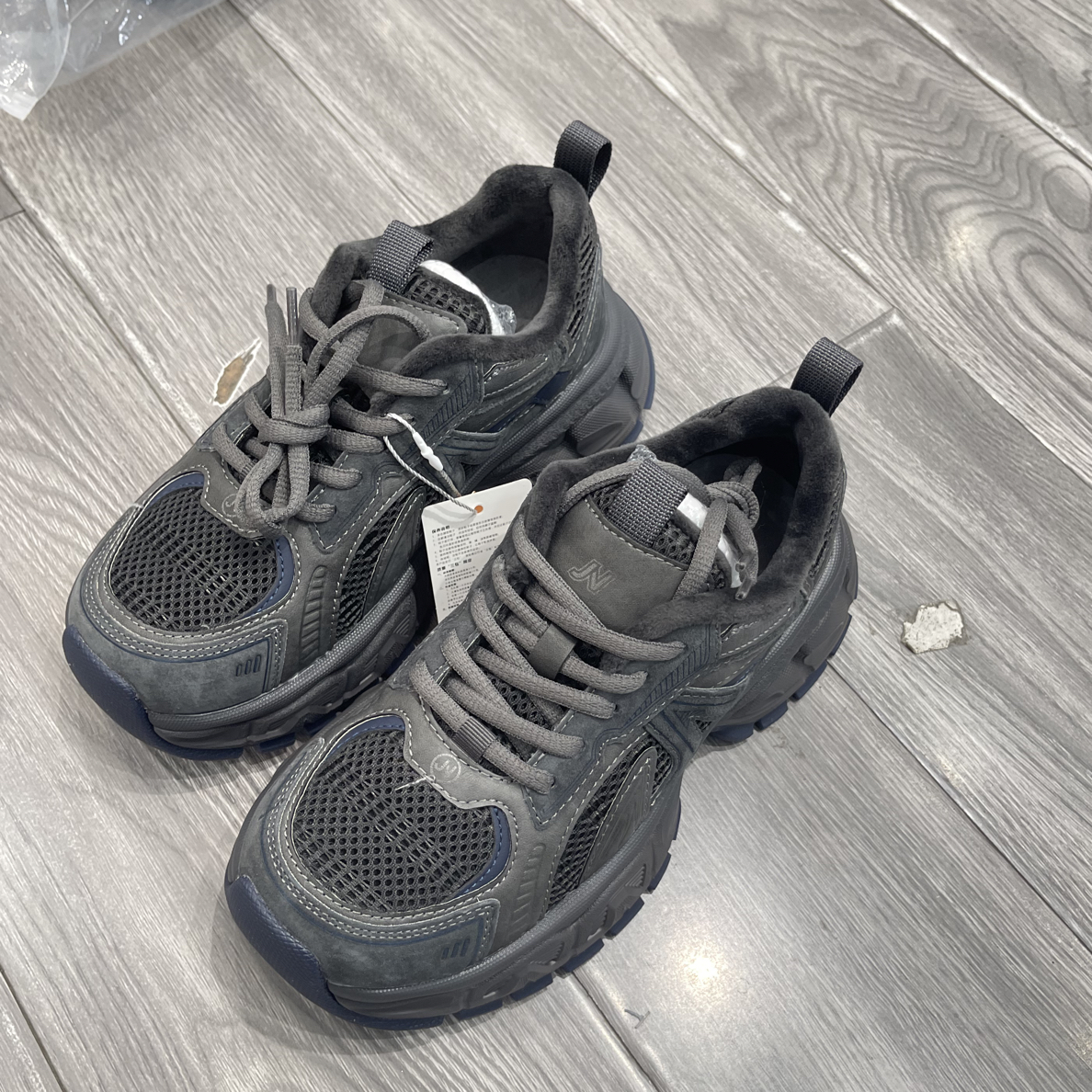 19151#戴戴百搭加绒舒适休闲鞋