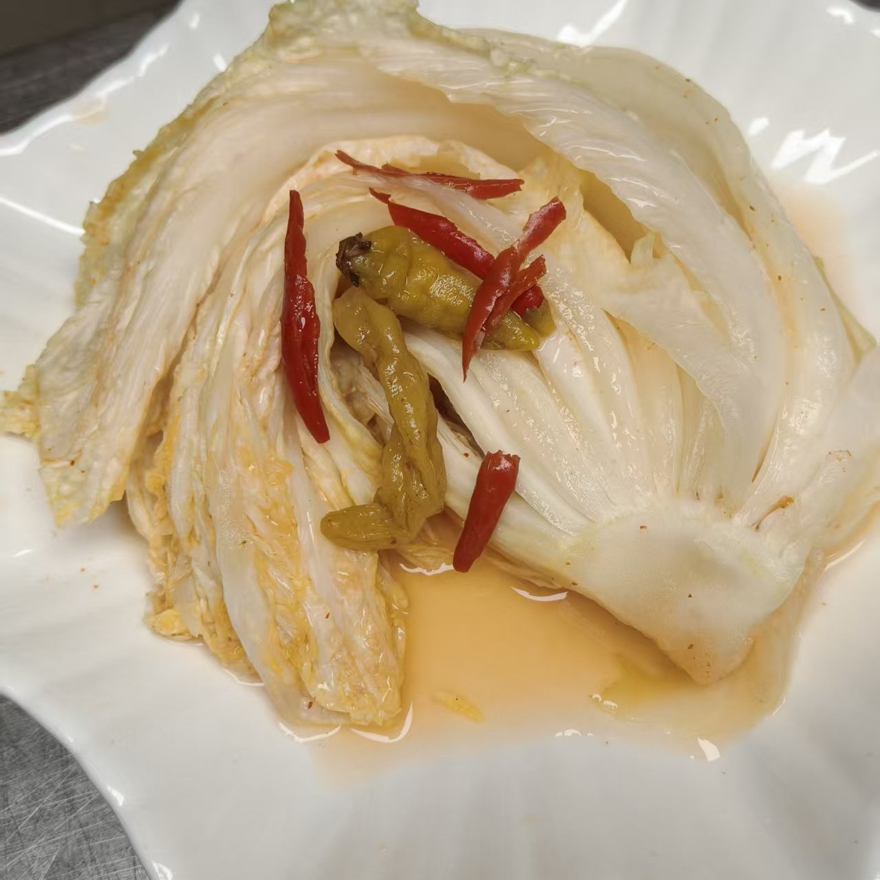 酸辣大白菜开胃下饭菜