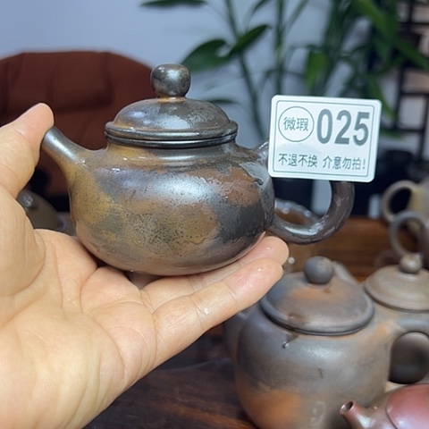 戬谷龙窑柴烧茶壶025