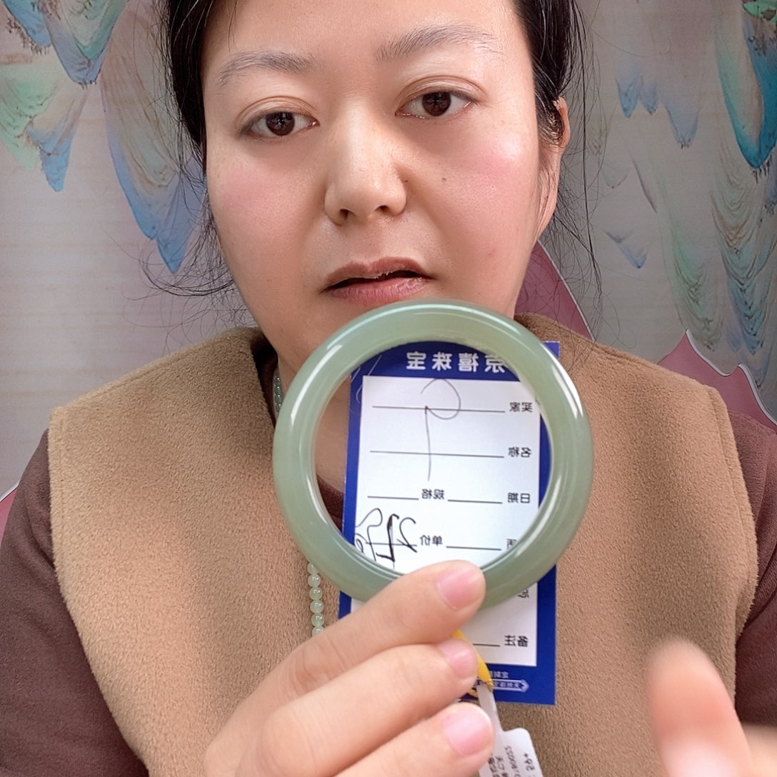 和田玉手镯未镶嵌李**头