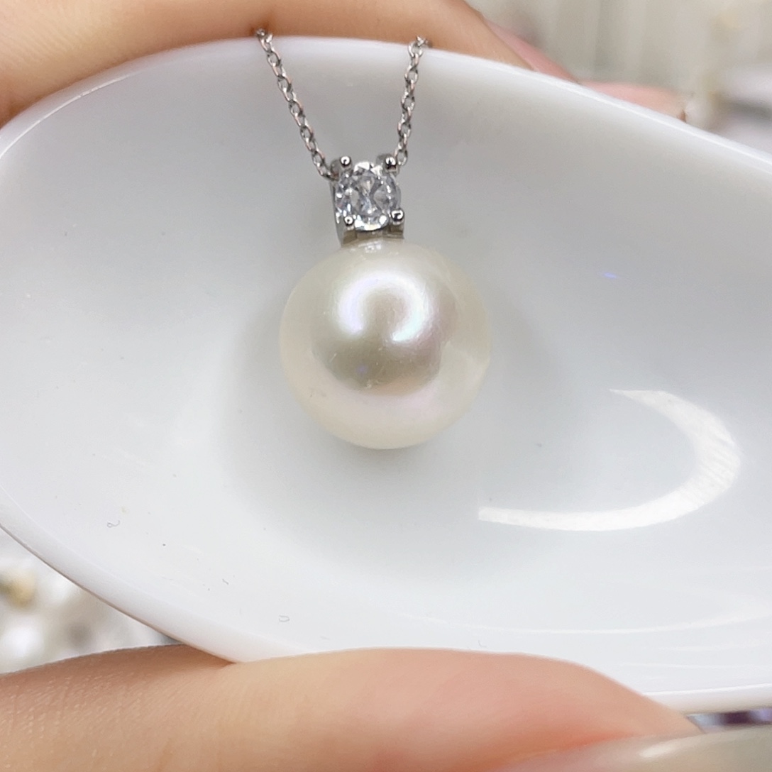 淡水珍珠未镶嵌吊坠(赠链)