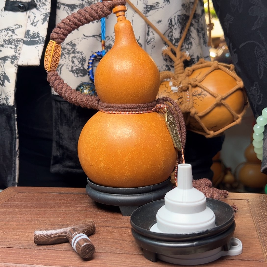 8 传统大漆酒葫芦直播间一物一拍