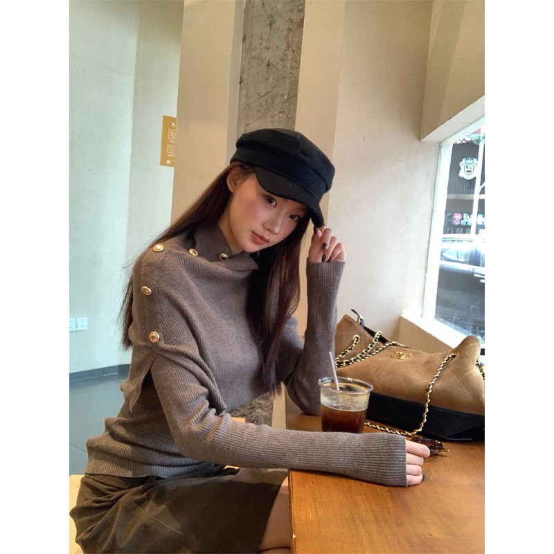 【心动选项】时尚套装新款韩系保暖真两件时尚套装气质上衣I6-50