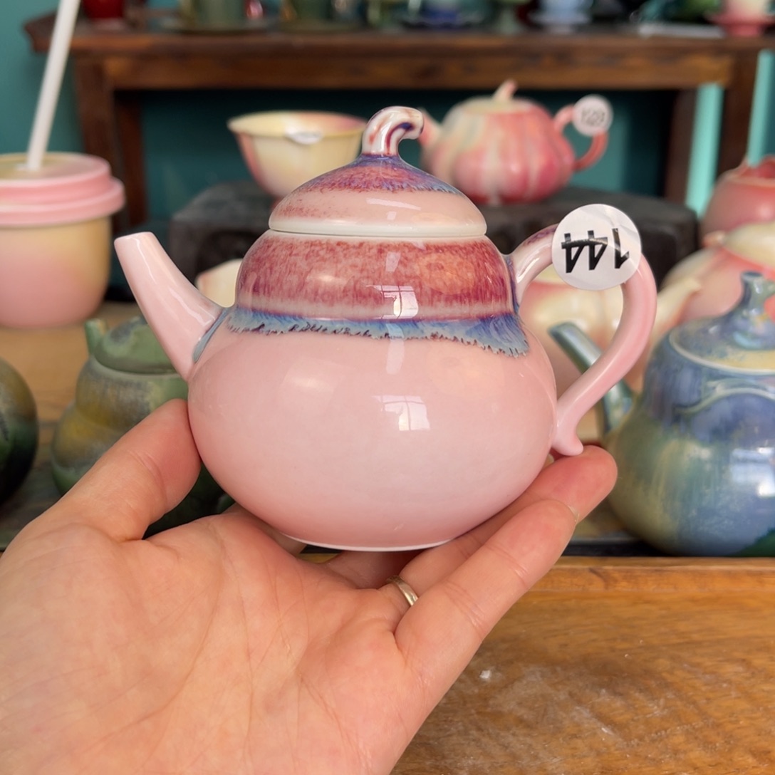 摆件素浅陶瓷手工手绘