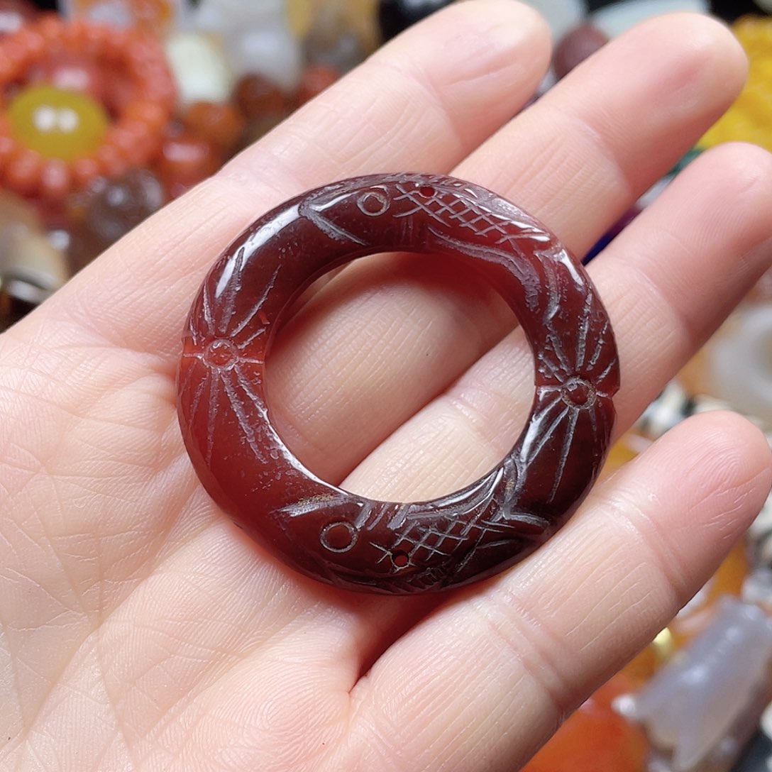 玛瑙/玉髓挂件未镶嵌