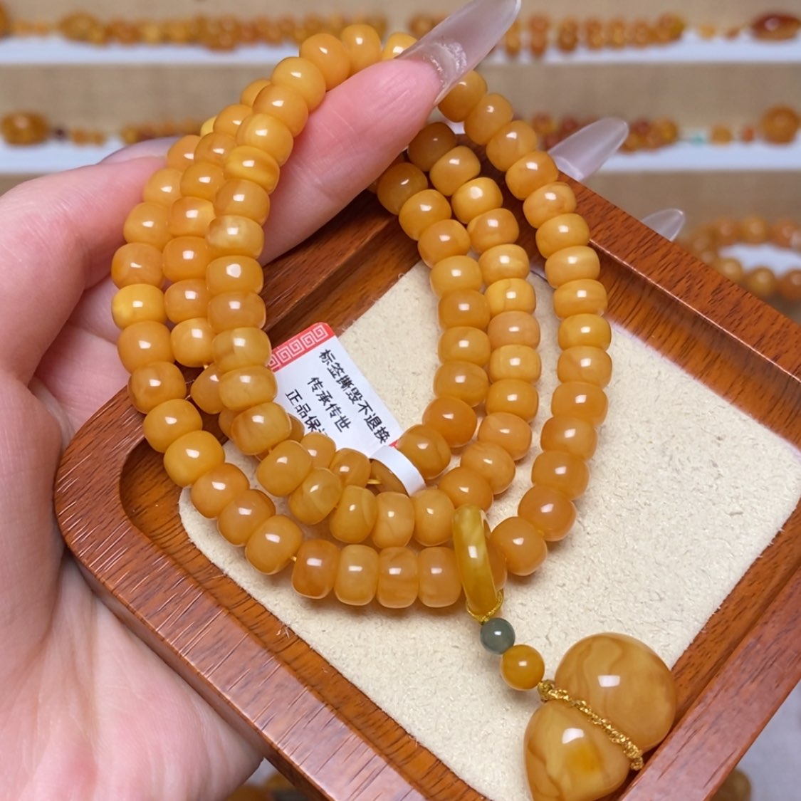 【闪购商品】未镶嵌蜜蜡手链手串