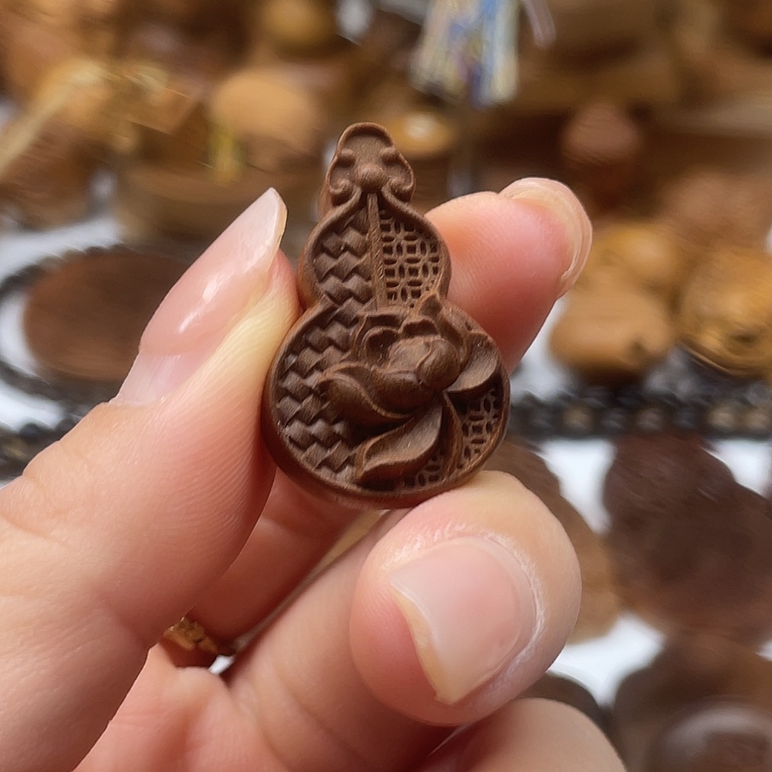 檀香木无事牌小提琴老山檀香