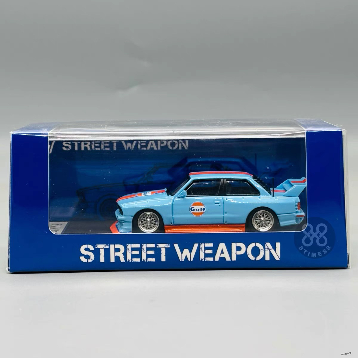 SW车模1:64 LTO BMW 宝 马 E30 M3 gulf海湾石油涂装合金车模