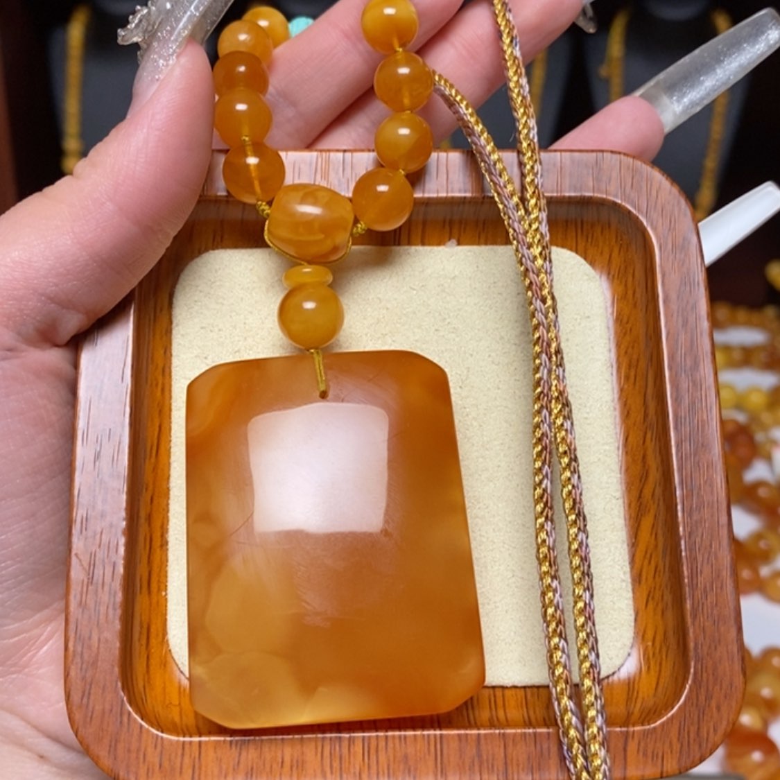 【闪购商品】未镶嵌蜜蜡颈饰项链