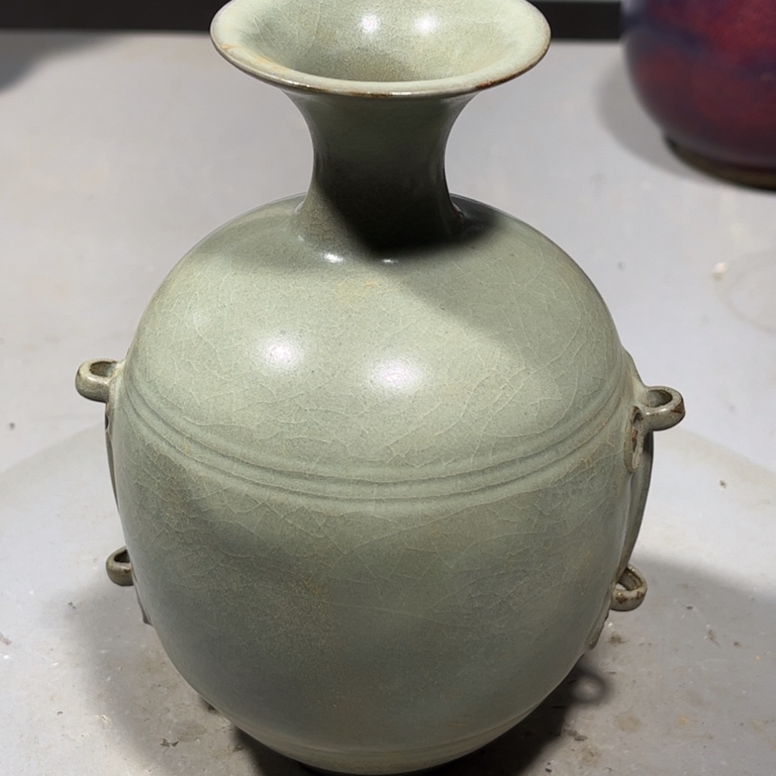 瓶用****3汝窑瓷器品相完美