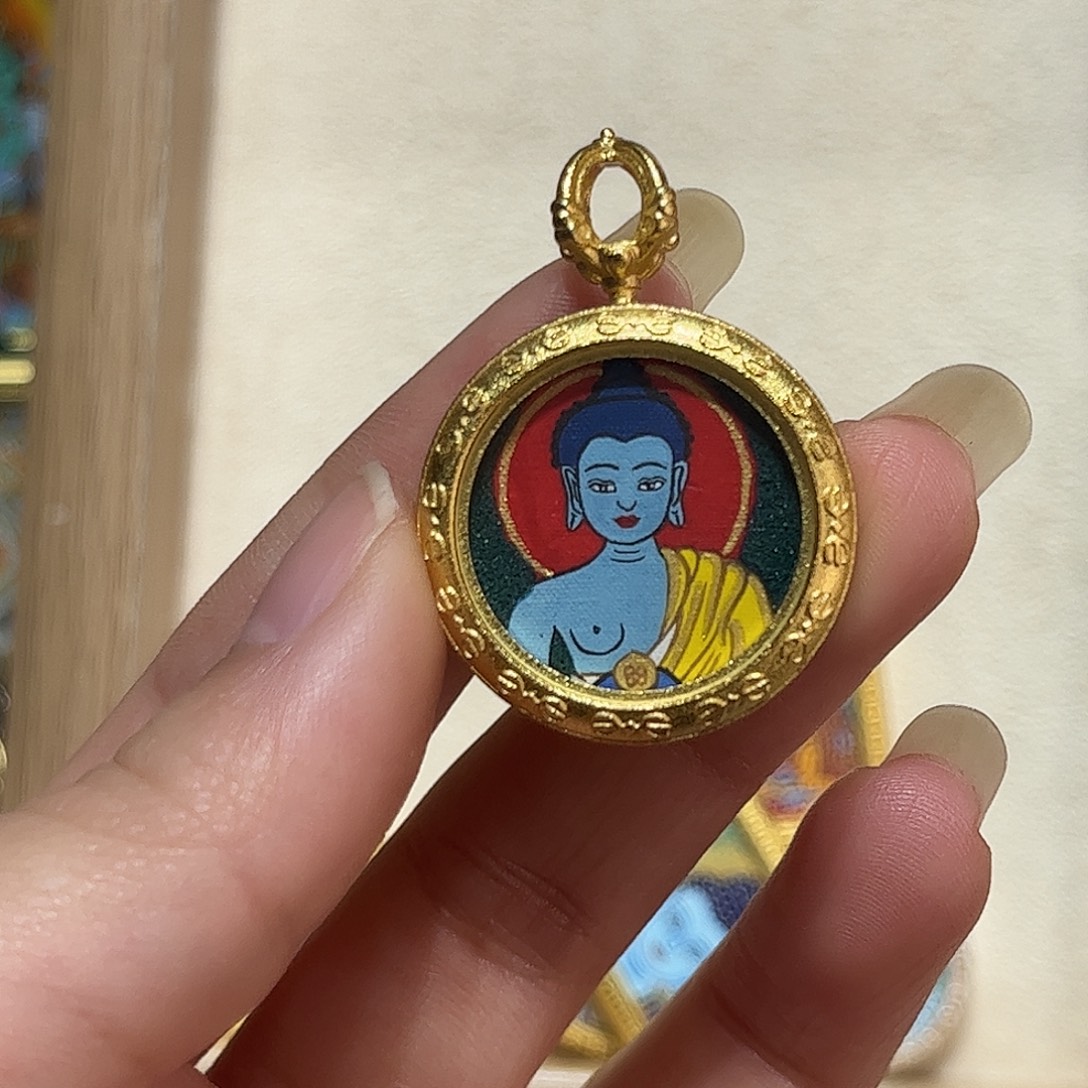 纯手绘唐卡2.0药师