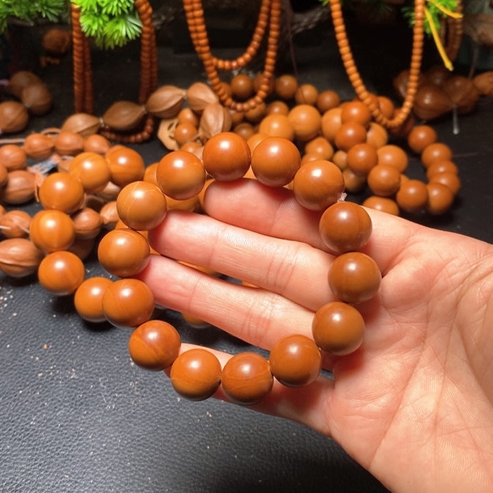 橄榄核手串1.5福利光珠