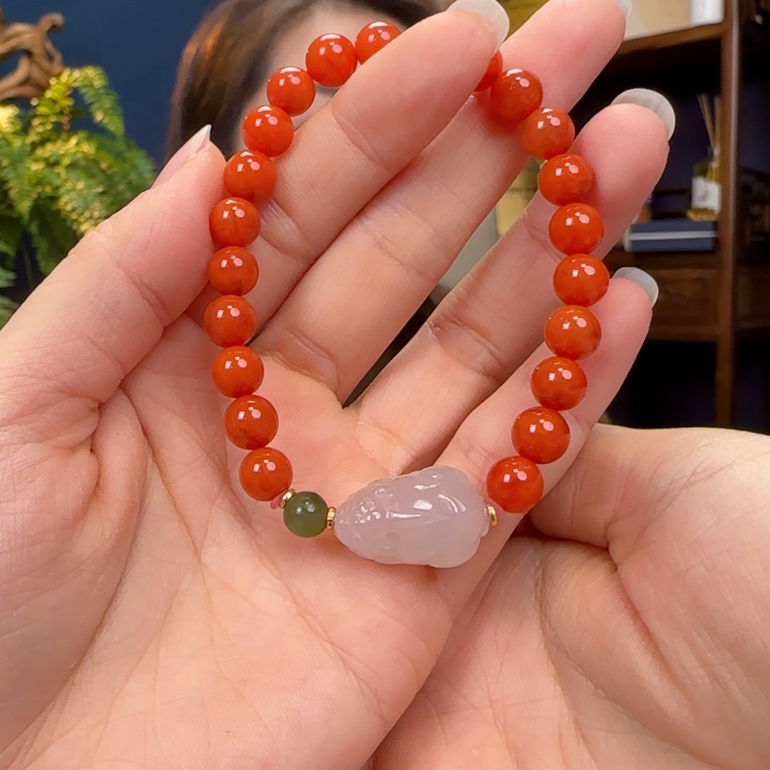 南红玛瑙手链未镶嵌1111111111