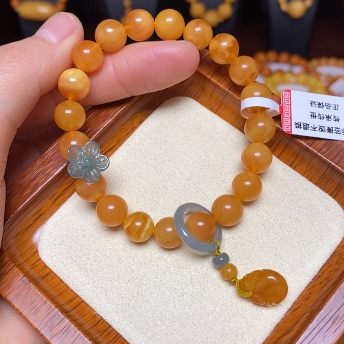 【闪购商品】蜜蜡手链未镶嵌手串