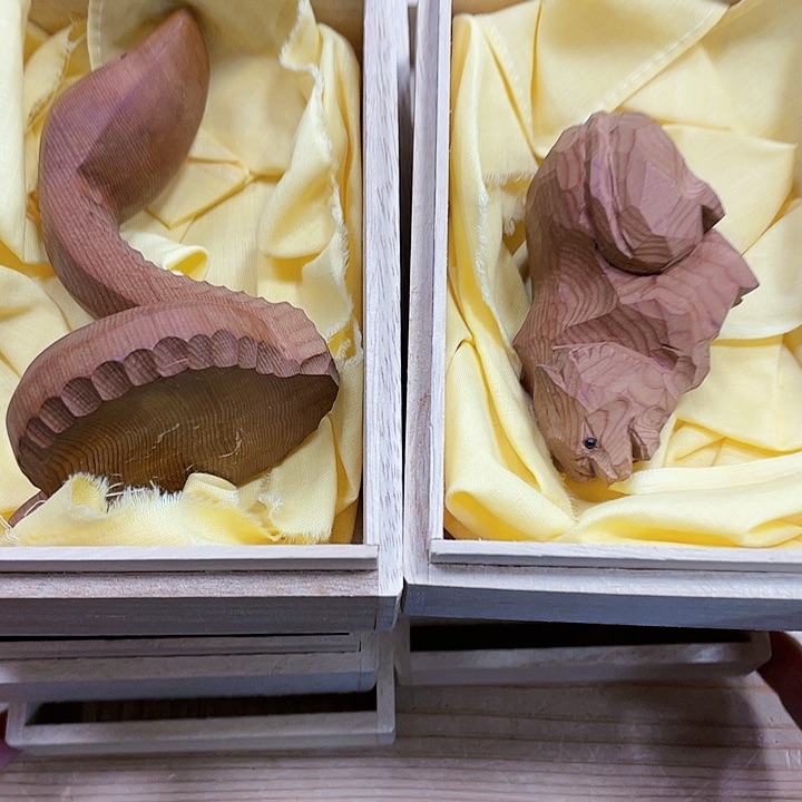 瓷片动***馆瓷制作工艺品摆件