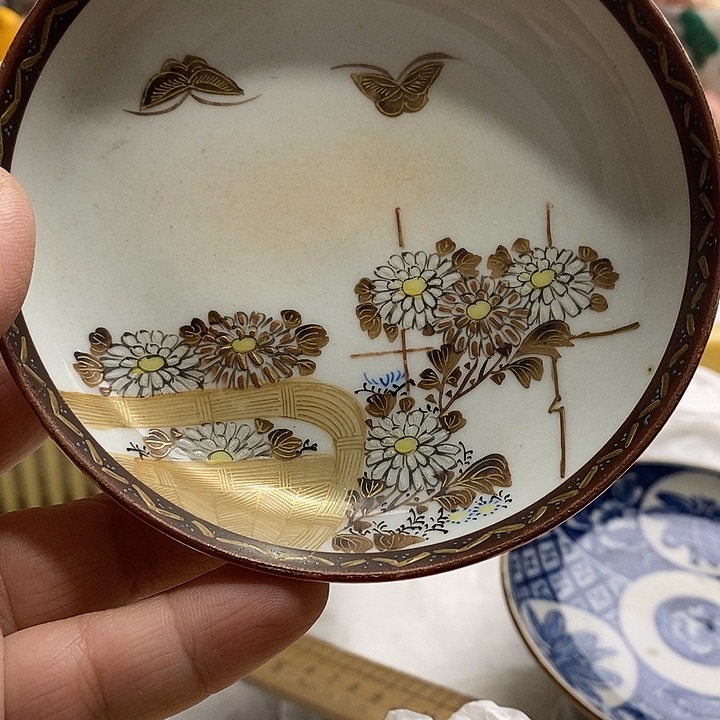 紫砂茶杯雁*飞日本精品回流瓷器