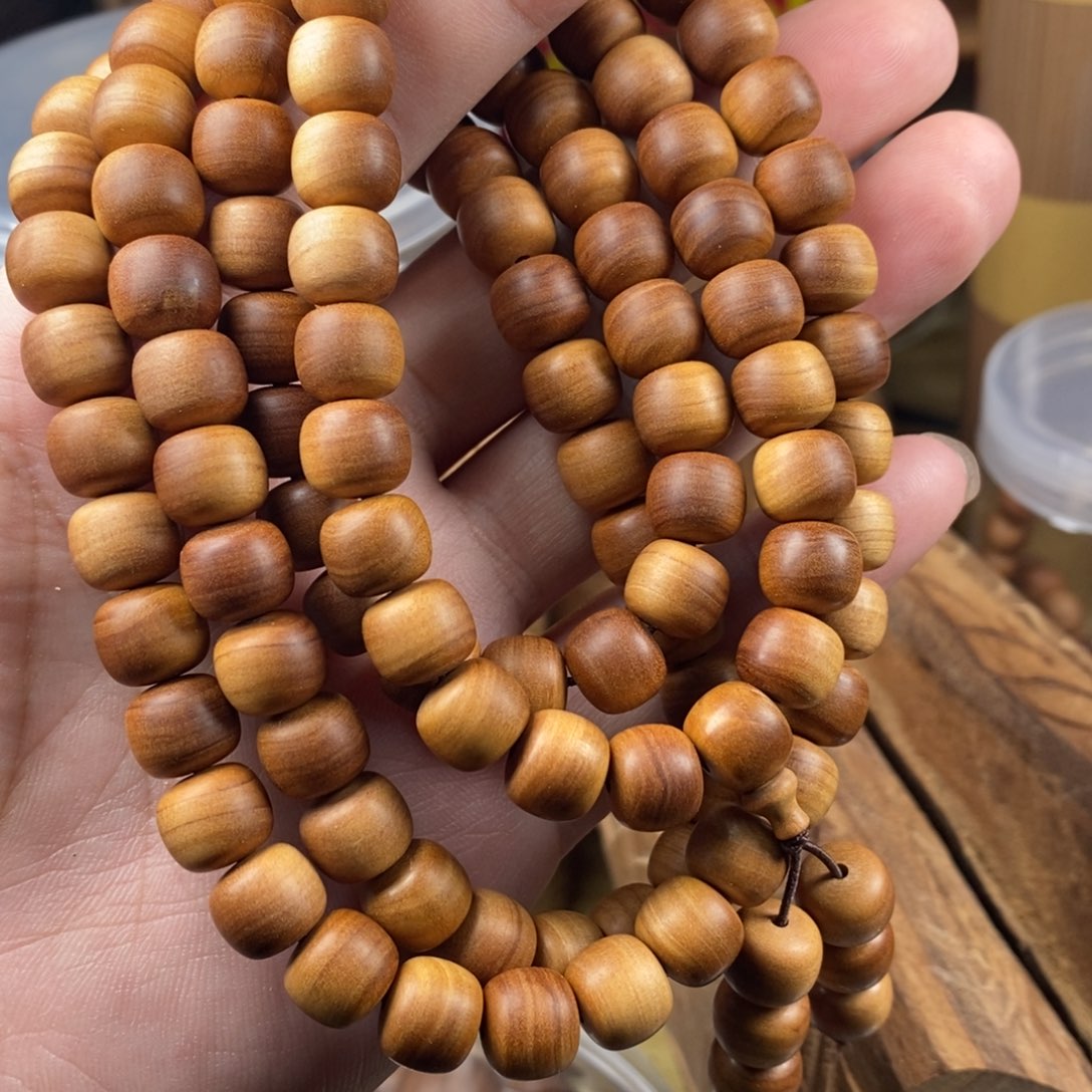 檀香木手串/手链如*09-10-108横纹老型