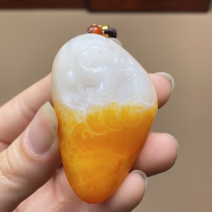 和田玉挂件未镶嵌F