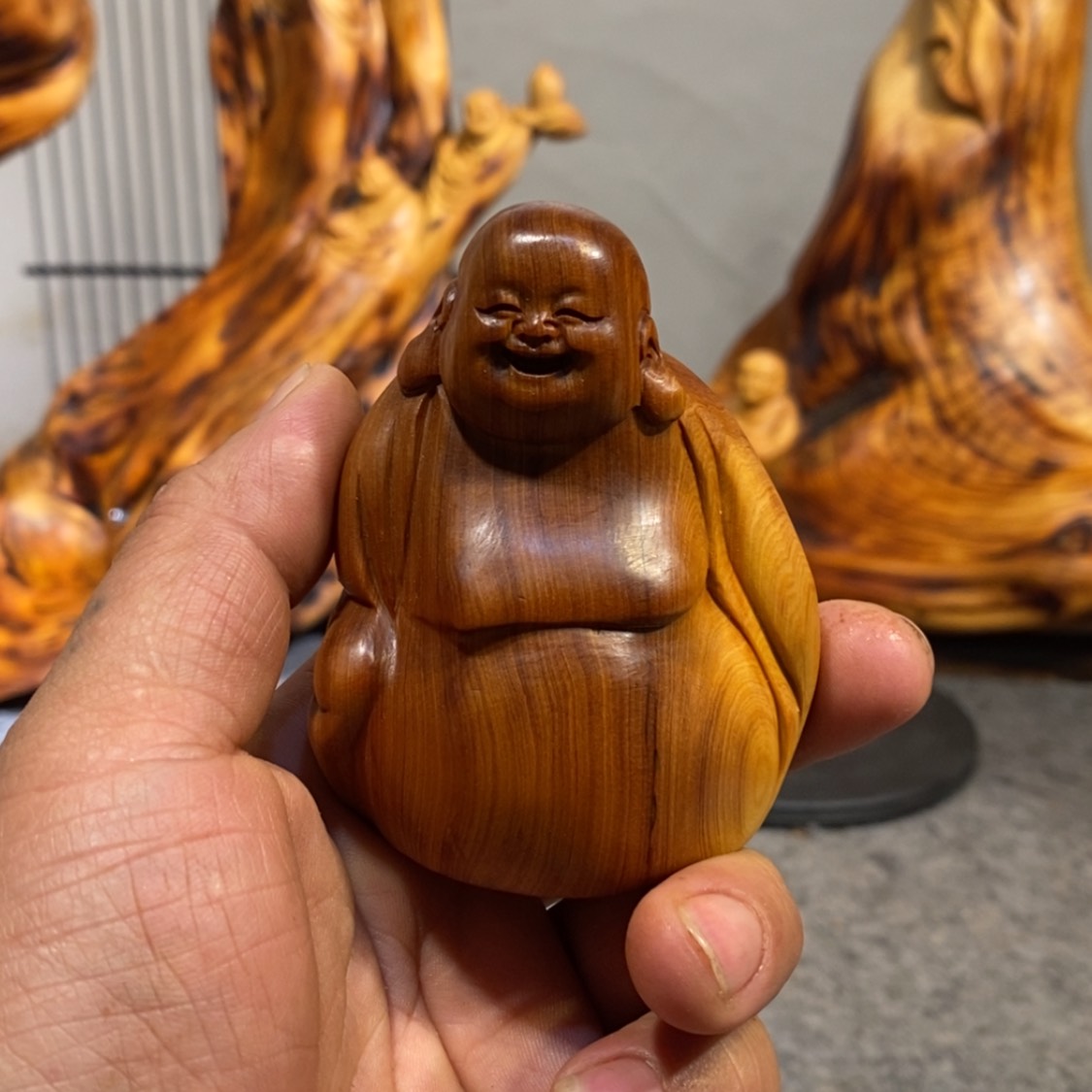 【闪购商品】柏木（崖柏）木雕工艺品摆件工艺品装饰家居客厅手把件