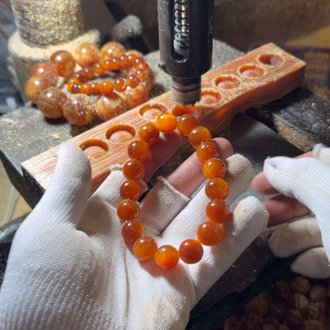 手串/手链松木（琥珀木）1.3固化包浆