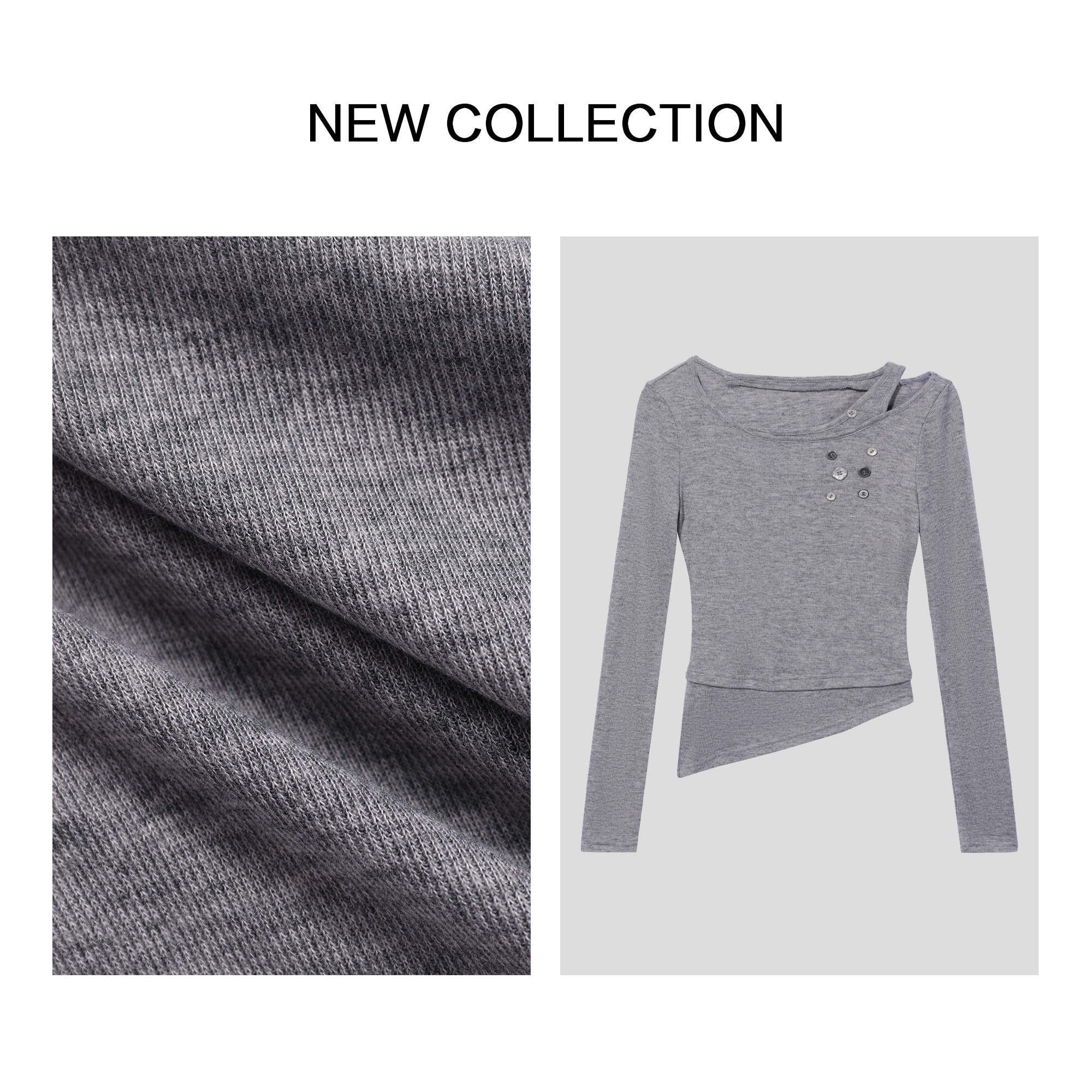 T5F3 6015 B 百搭款女士长袖T恤