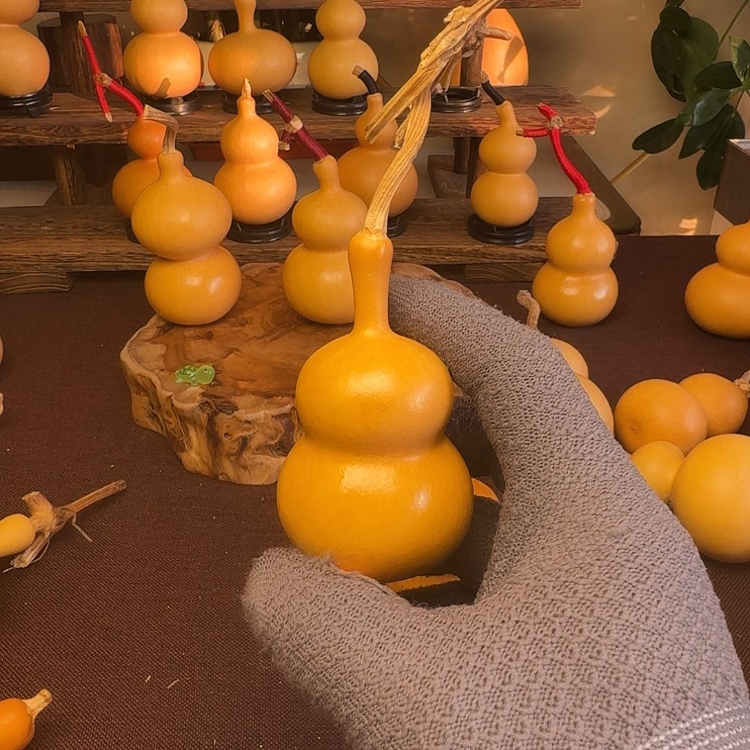 粗***茶恭喜发财纯天然葫芦