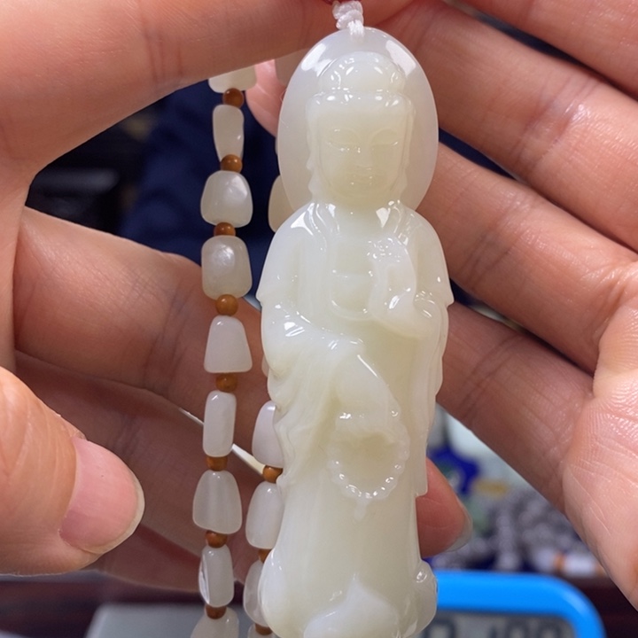 和田玉挂件未镶嵌风*舞