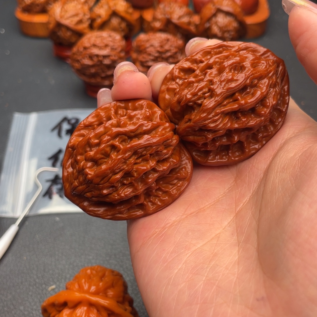 把件文玩核桃麦虎