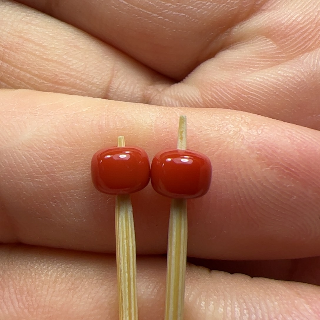 南红玛瑙珠子未镶嵌十*方