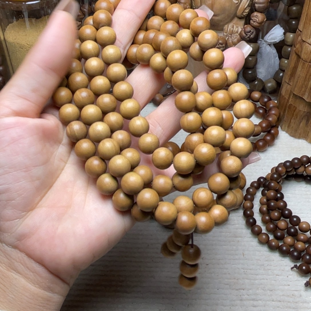 手串/手链檀香木印度老山檀香1.0顺纹