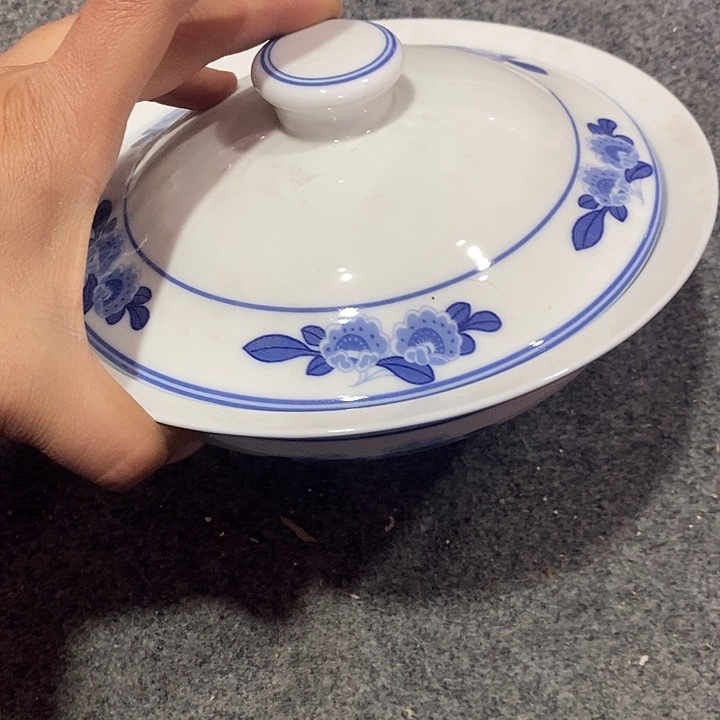 摆件陶双蕾花合合器