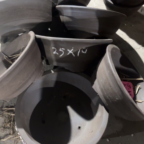 紫砂花盆   100-7。25-10。