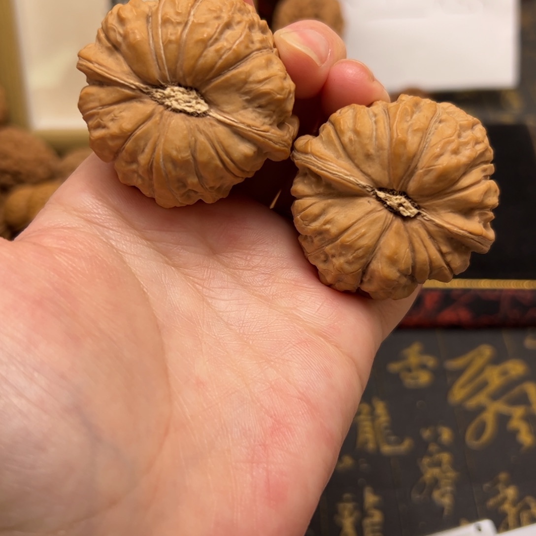 把件文玩核桃44➕南瓜墩