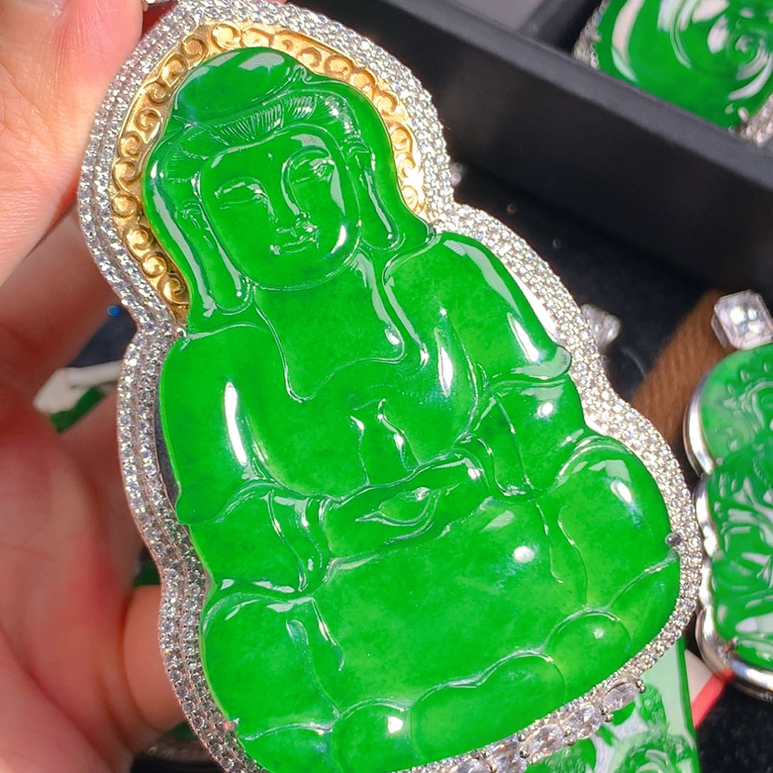 翡翠吊坠(不含链)未镶嵌