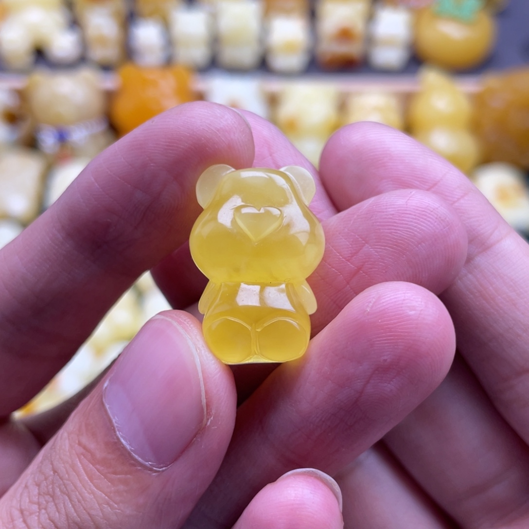 琥珀未镶嵌裸石蜜蜡